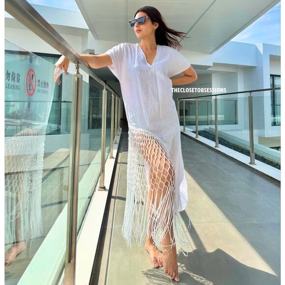 ZARA BLOGGER FAVE!!! Linen Midi Dress NWT LAST ONE!!! - Picture 10 of 16